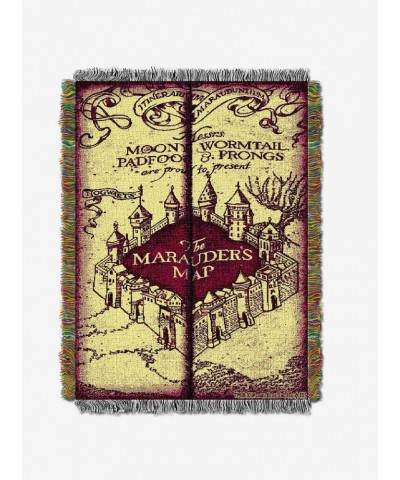 Harry Potter Marauders Map Tapestry Throw $18.41 Throws
