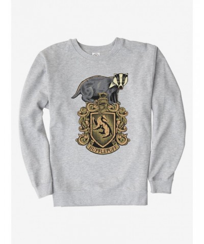 Harry Potter Hufflepuff Logo Sweatshirt $12.99 Sweatshirts