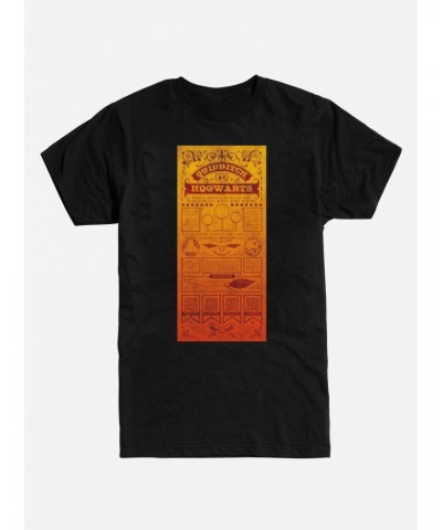 Harry Potter Quidditch at Hogwarts Black T-Shirt $9.37 Merchandises