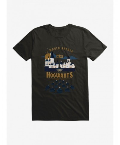 Harry Potter I Would Rather Be In Hogwarts T-Shirt $7.07 Merchandises