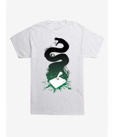 Harry Potter Slytherin Serpent Paint T-Shirt $6.69 Merchandises