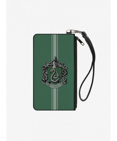 Harry Potter Slytherin Crest Wallet Canvas Zip Clutch $9.20 Clutches
