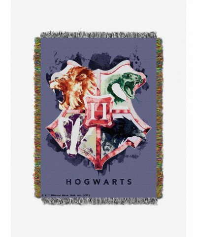 Harry Potter Houses Together Tapestry Throw $20.04 Throws