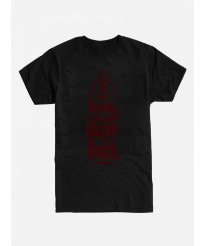 Harry Potter Deathly Halllows Master of Death T-Shirt $8.22 T-Shirts